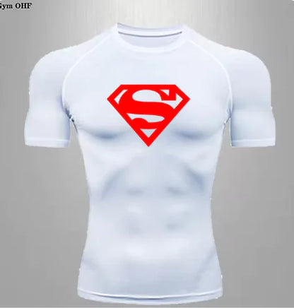 Men's Sports Quick Dry T Shirt Compression Gym