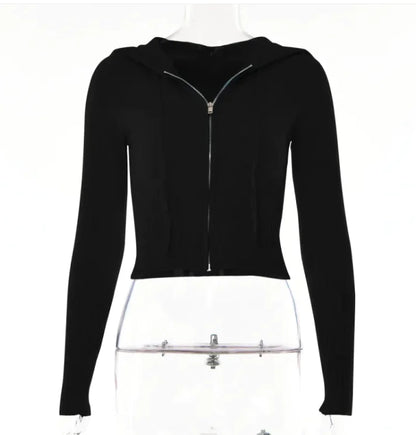 Women's High-Waist Long Sleeve Two-Piece Set