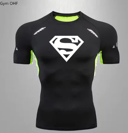 Men's Sports Quick Dry T Shirt Compression Gym