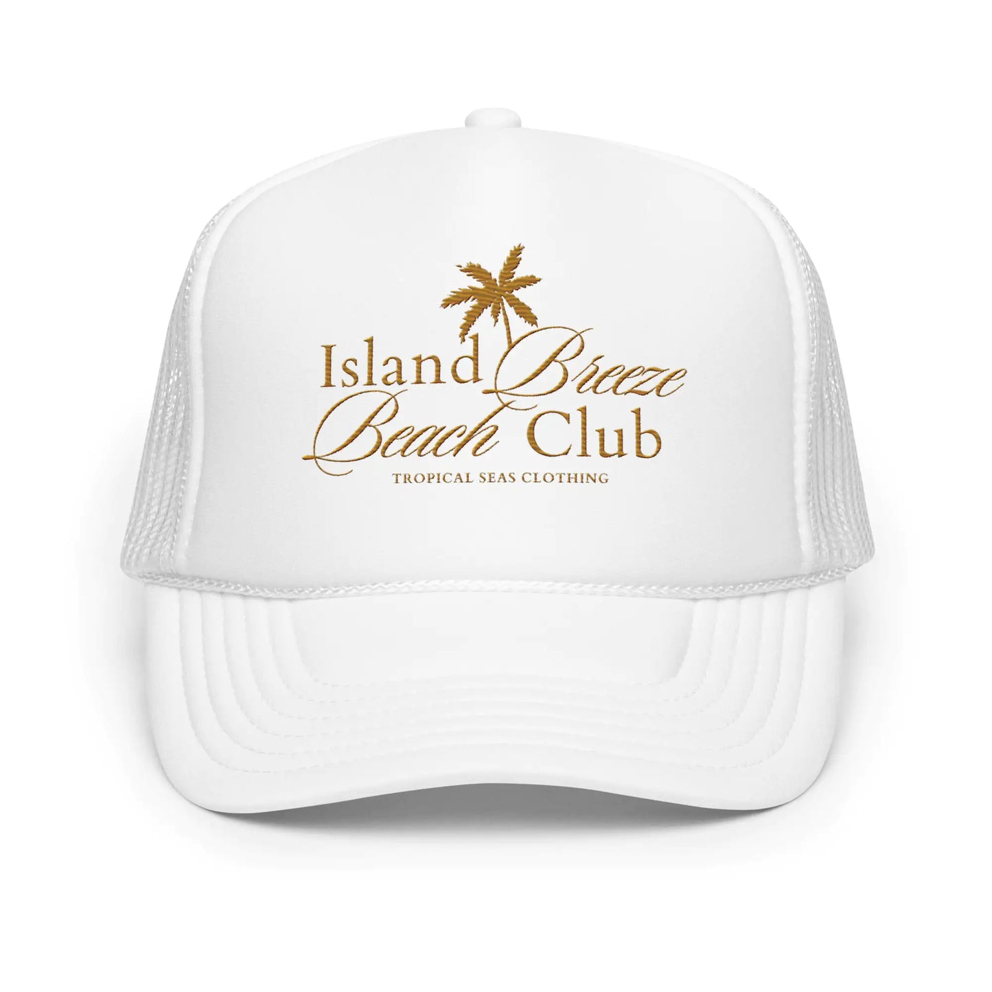 Foam Island Breeze Beach Club trucker hat