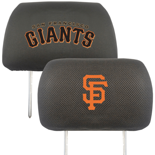 MLB 2-PC CAR HEADREST COVER SET