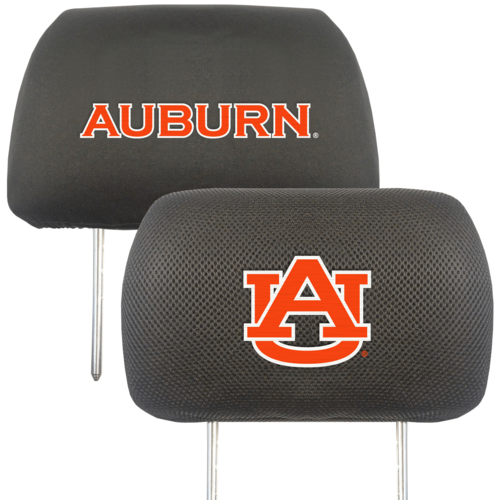 NCAA 2-PC CAR HEADREST COVER SET