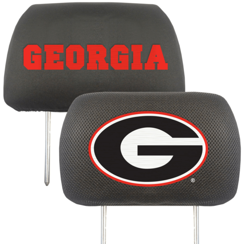 NCAA 2-PC CAR HEADREST COVER SET