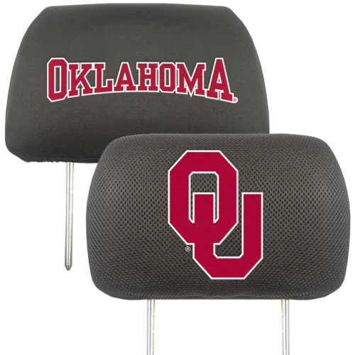 NCAA 2-PC CAR HEADREST COVER SET