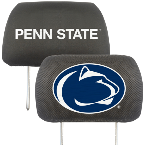 NCAA 2-PC CAR HEADREST COVER SET