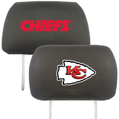 NFL 2-PC CAR HEADREST COVER SET