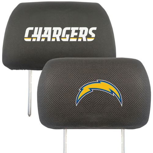 NFL 2-PC CAR HEADREST COVER SET