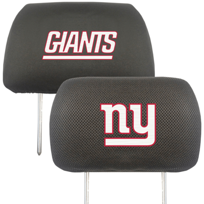 NFL 2-PC CAR HEADREST COVER SET