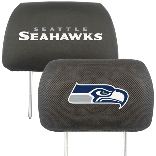 NFL 2-PC CAR HEADREST COVER SET