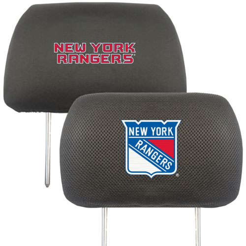 NHL 2-PC CAR HEADREST COVER SET