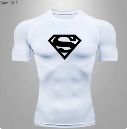 Men's Sports Quick Dry T Shirt Compression Gym