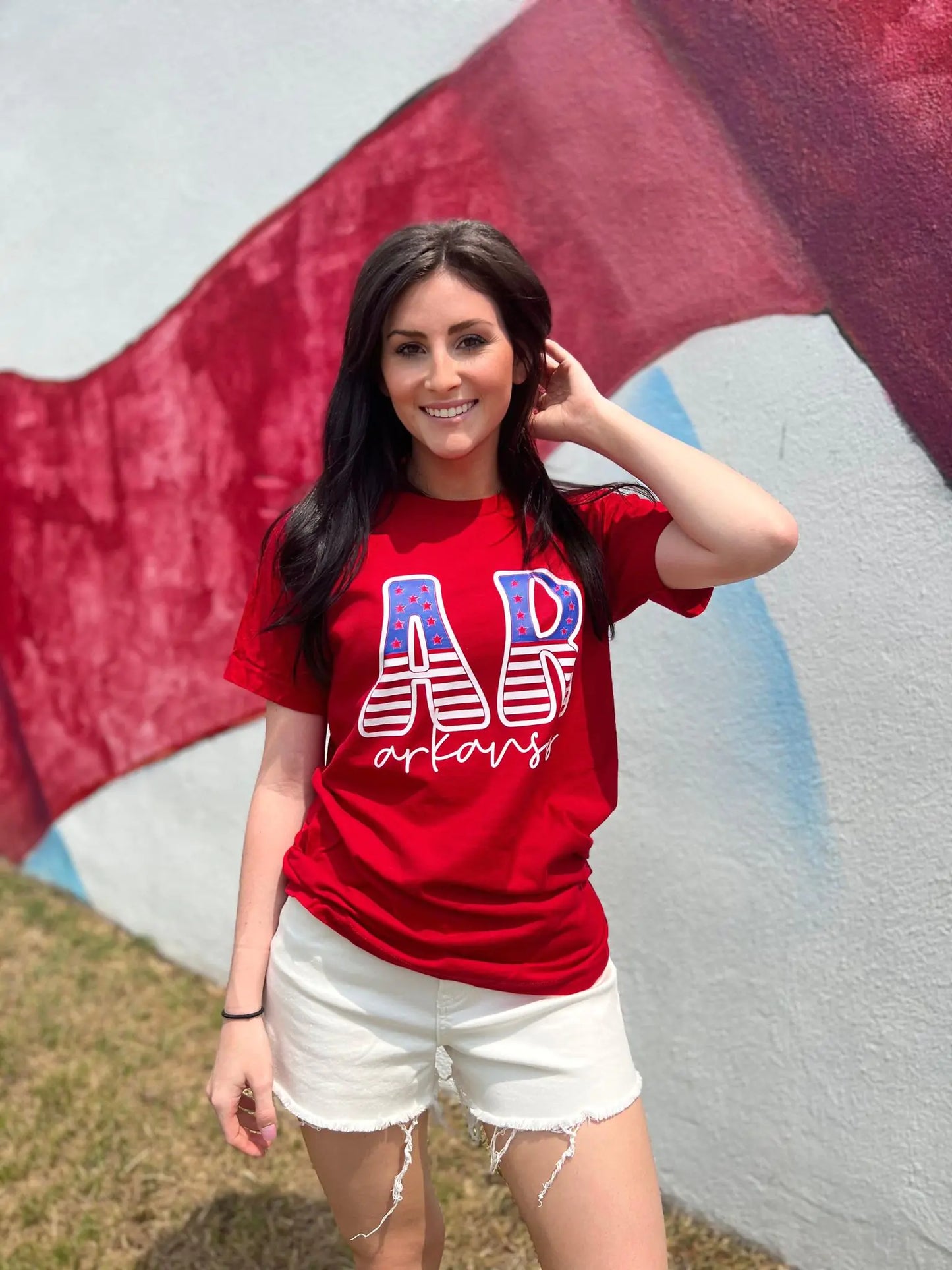 Arkansas Stars and Stripes Tee