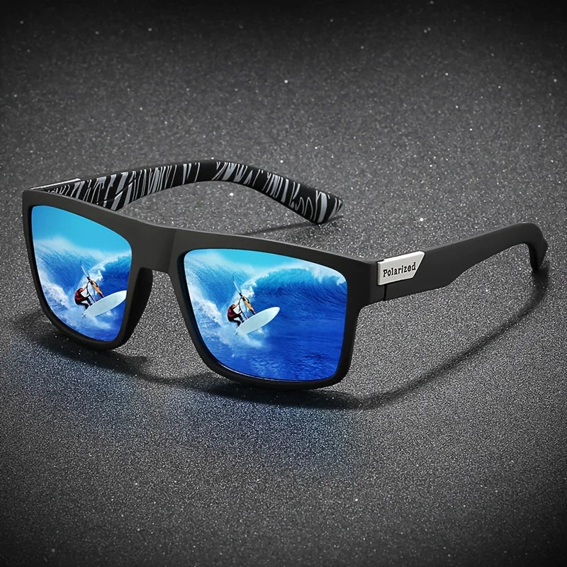 Fashion Vintage Square Polarized Sunglasses Men Women Driving Fishing