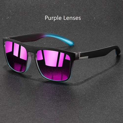 Fashion Vintage Square Sports Sunglasses Men Women Fishing Driving For