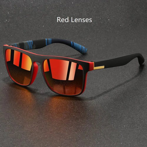 Fashion Vintage Square Sports Sunglasses Men Women Fishing Driving For