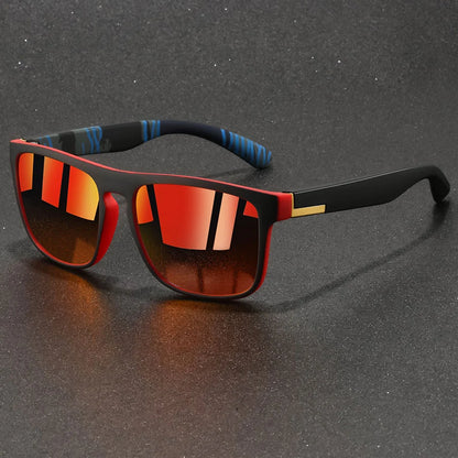 Fashion Vintage Square Sports Sunglasses Men Women Fishing Driving For