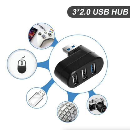 High Speed 3 Port USB 3.0 Multi HUB Splitter Expansion Desktop PC Laptop Adapter